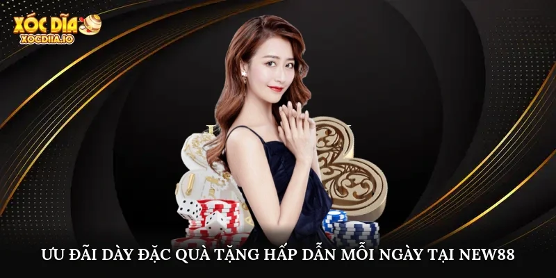 Ưu đãi dày đặc, quà tặng hấp dẫn mỗi ngày tại new88